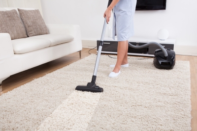 Vacuuming Carpet